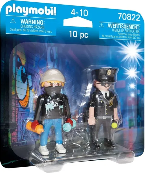 Playmobil duo pack policia y vandalo