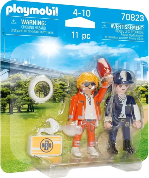 Playmobil duo pack doctor y policia