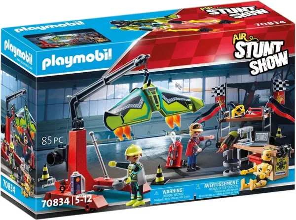 Playmobil air stuntshow estacion de servicio