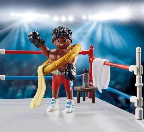 Playmobil campeon de boxeo