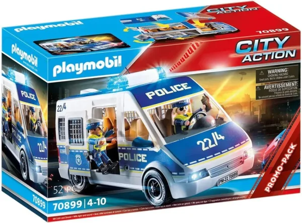 Playmobil coche de policia con luz y sonido