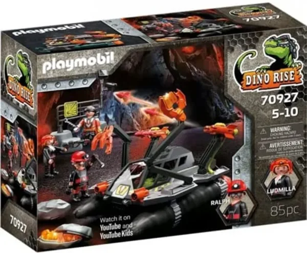 Playmobil dino rise comet corp. taladro de demolicion