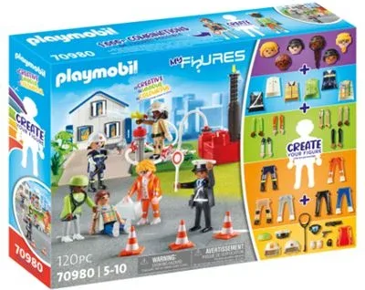 Playmobil my figures: mision de rescate