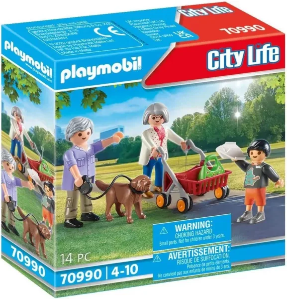 Playmobil abuelos y nieto