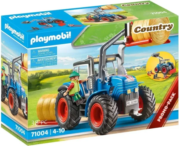 Playmobil gran tractor con accesorios