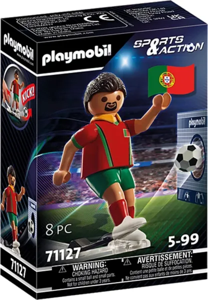 Playmobil jugador de futbol -  portugal