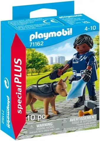 Policía con perro