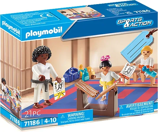 Playmobil sports & action entrenamiento de karate