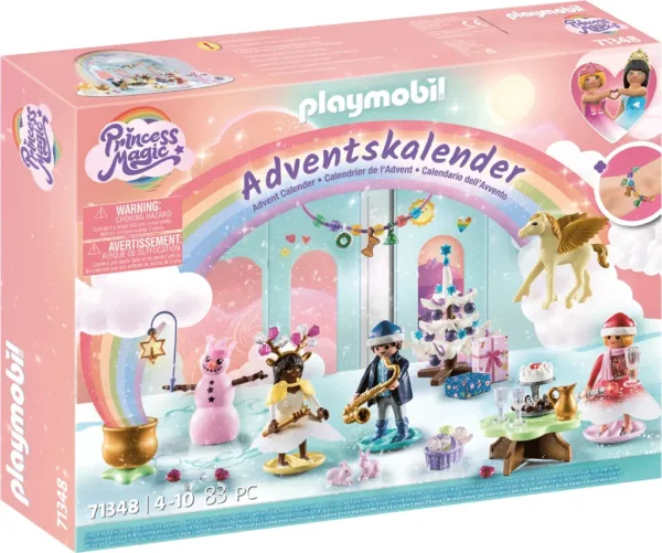 Calendario de adviento playmobil arcoiris de navidad