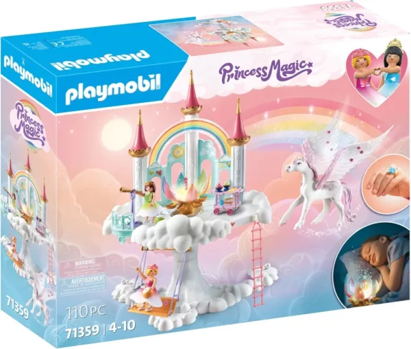 Playmobil princess magic castillo arcoiris en las nubes