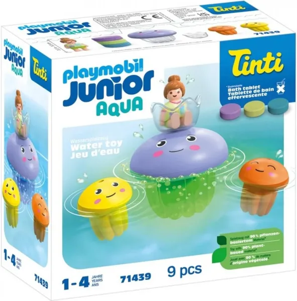 Playmobil junior tinti: familia de medusas de colores