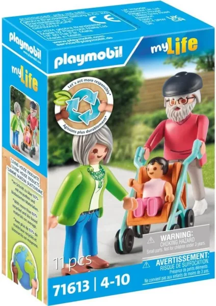 Playmobil my life: abuelos y bebe