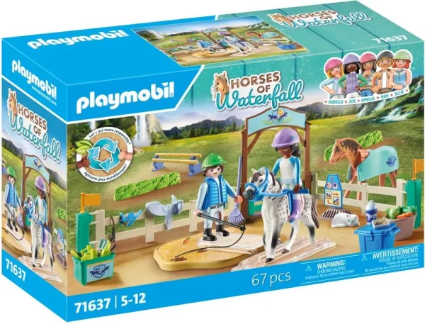 Playmobil escuela moderna de equitación