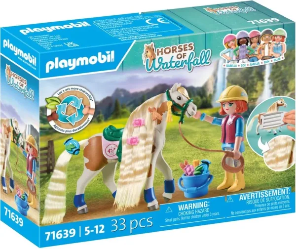 Playmobil ellie con caballo