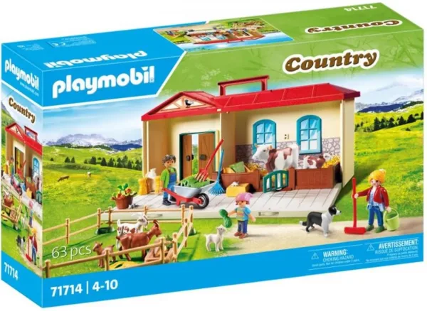 Playmobil granja maletín