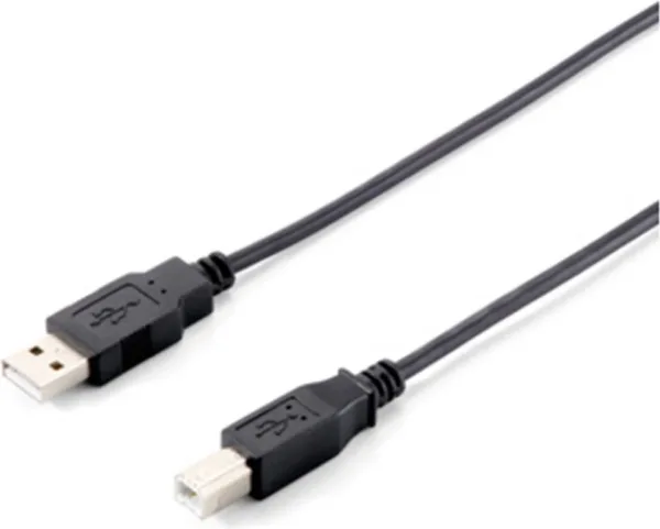 Cable impresora equip USB a -  USB b -  macho - macho -  3m -  negro