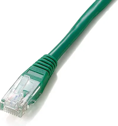 Cable red equip latiguillo rj45 u -  utp cat6 0.5m verde
