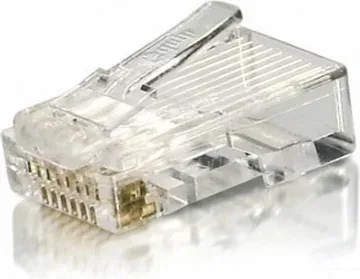 Kit 100 uds conectores rj45 equip categoria 6