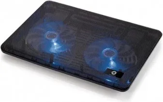 Soporte - base de refrigeracion conceptronic para portatiles hasta 15.6 pulgadas 2 ventiladores 125mm