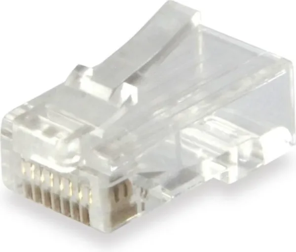 Kit 100 uds conectores rj45 equip cat6