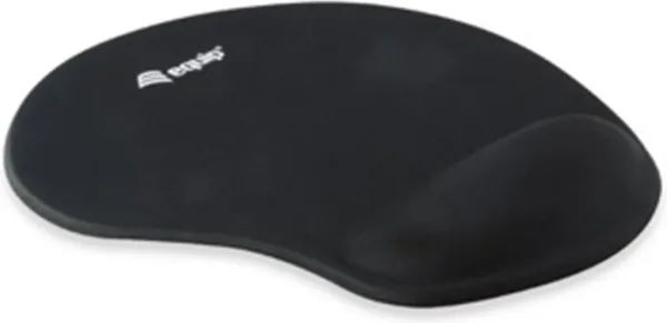 Alfombrilla  equip life con reposamuñecas - antideslizante - negro
