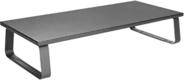 Soporte sobremesa equip para monitor acero negro
