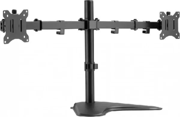 Soporte equip pantalla sobremesa 13 pulgadas - 32 pulgadas doble brazo soporta 2 monitores vesa standard hasta 8kg