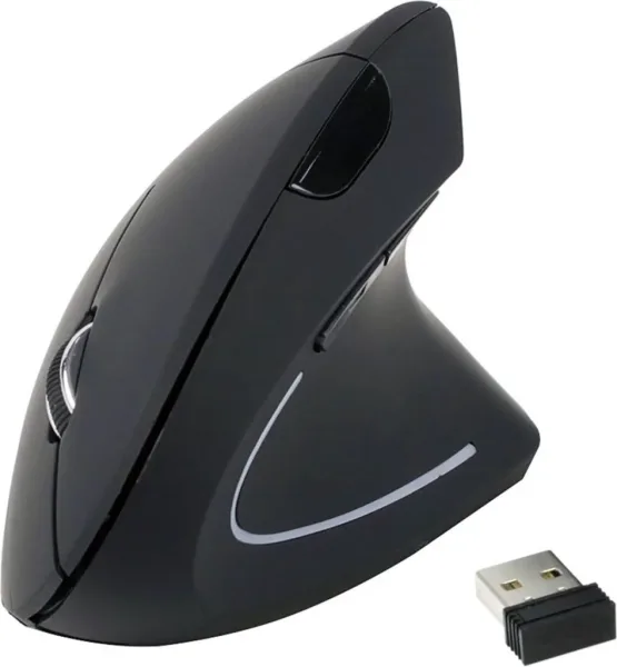 Mouse raton ergonomico equip optico - wireless inalambrico - 1600dpi