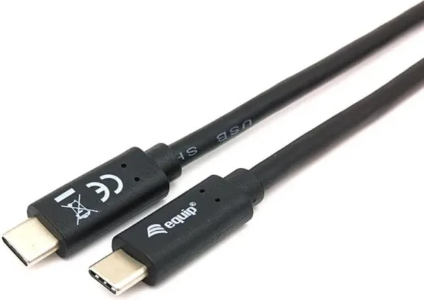 Cable USB tipo c equip macho - macho 2m