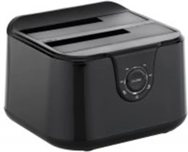 Base dock discos SATA conceptronic 2 bahias 2.5 pulgadas -  3.5 pulgadas - USB tipo c - SATA - funcion clonacion