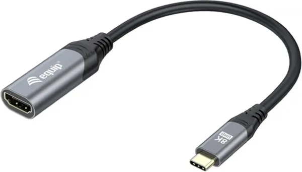 Cable USB tipo c a HDMI equip 2.1 8K macho - hembra 0.15m