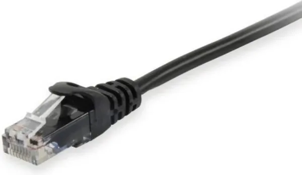 Cable de red equip latiguillo rj45 u - utp cat6a 10m negro