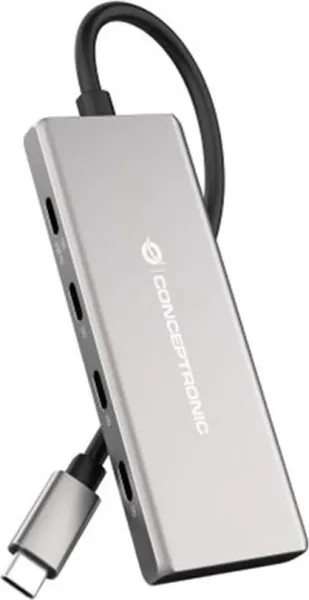 Hub USB tipo c conceptronic hubbies17g 7 puertos