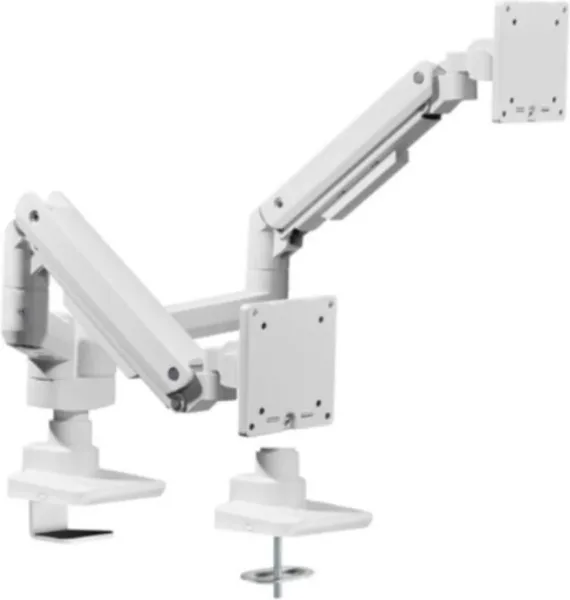 Soporte mesa equip vesa hasta 35 pulgadas 100x100 max 20kg doble pantalla blanco
