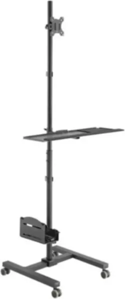 Soporte suelo con ruedas equip vesa hasta 32 pulgadas max 8kg + soporte teclado max 2kg