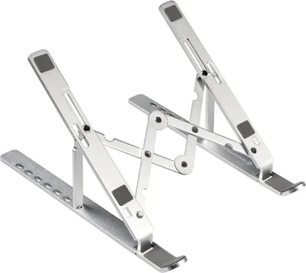 Soporte - base de refrigeracion conceptronic para portatiles hasta 15.6 pulgadas aluminio plegable