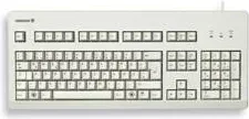 Teclado cherry g80 - 3000 mecanico contacto de oro USB - ps2 blanco