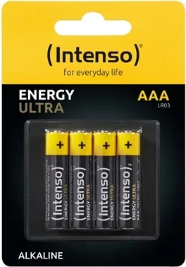 Pack de pilas alcalinas intenso energy ultra aaa lr03 4 unidades