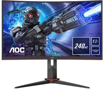 Monitor Gaming Curvo AOC C32G2ZE 31.5"/ Full HD/ 1ms/ 240Hz/ VA/ Negro