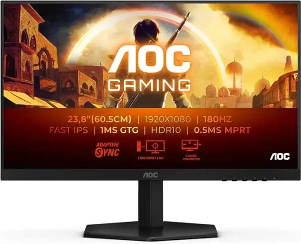 AOC 24G42E Monitor 23.8"IPS FHD 180hz 1ms HDMI DP