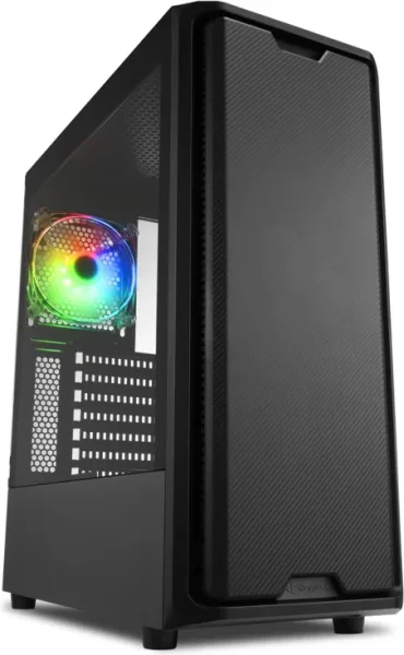 Caja Atx Sharkoon Sk3 2Xusb3.0 sin Fuente RGB Negro