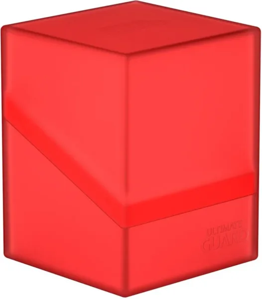 Caja de cartas ultimate guard boulder deck case 100+ tamaño estándar ruby