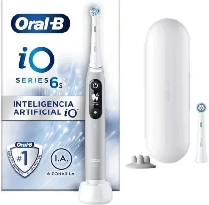 Cepillo Dental Oral-B iO Serie 6S/ Incluye 2 Recambios/ Gris