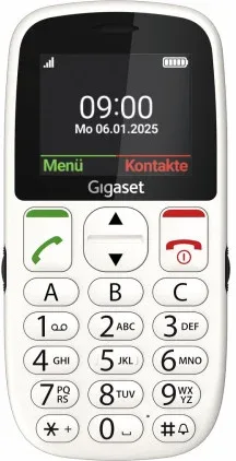 Gigaset GL395 5,59 cm (2.2") 90 g Blanco Teléfono para personas mayores
