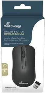 Raton Optico Mediarange Mros209 Wireless Bk-Grey