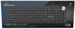 Teclado Mediarange Mros101 Black Es