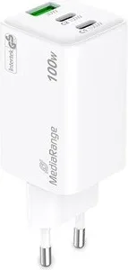 Cargador Mediarange Triple USB-A u USB-C 100W