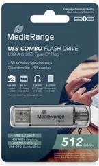 Pendrive Combo 512GB USB 3.2 Mediarange High P.