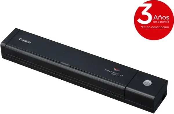 Escaner portatil canon p208 ii 8ppm -  a4 -  duplex -  adf -  USB -  WiFi opcional -  100 escaneos - dia