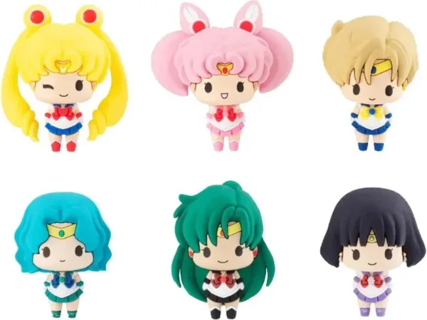 Pack 6 figuras megahouse chokorin mascot sailor moon vol 2